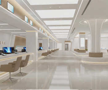 Modern Office Reception Desk-ID:234261991