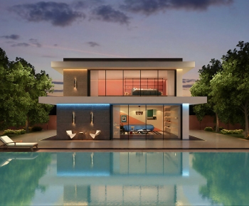 Modern Swimming Pool-ID:198889024