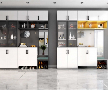 Modern Shoe Cabinet-ID:418044093