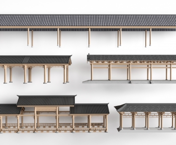 Chinese Style Ancient Architectural Buildings-ID:911650907