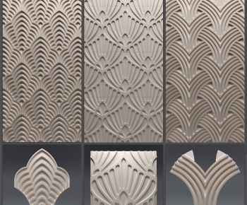 Modern Metal Screen Partition-ID:472287891