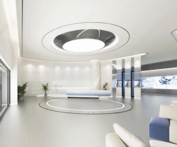 Modern Exhibition Hall-ID:966603048