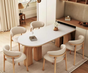 Modern Dining Table And Chairs-ID:864592089