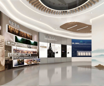 Modern Exhibition Hall-ID:696048978