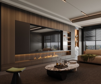 Modern A Living Room-ID:374371052