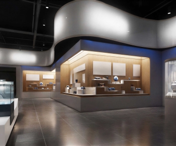 Modern Exhibition Hall-ID:964904078