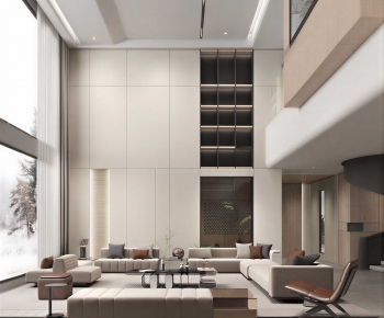 Modern A Living Room-ID:490828042