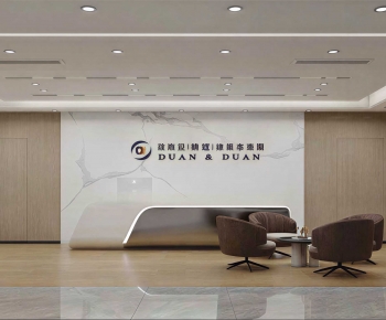 Modern Office Reception Desk-ID:235471018