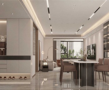 Modern Dining Room-ID:522645009