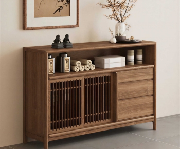 New Chinese Style Side Cabinet-ID:616292955