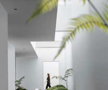 Modern Office Reception Desk-ID:718727112