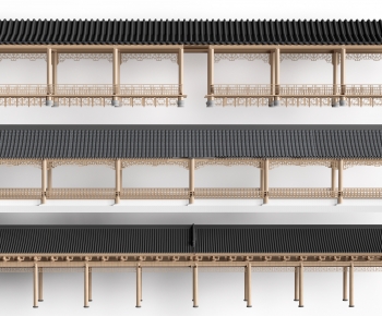 Chinese Style Ancient Architectural Buildings-ID:755719905