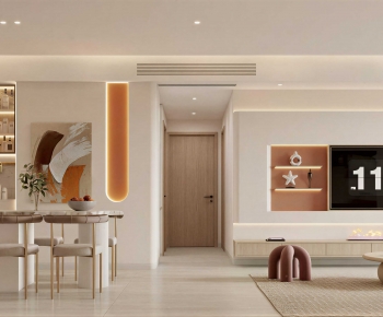 Modern A Living Room-ID:206216106