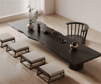 New Chinese Style Tea Tables And Chairs-ID:443758018