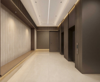 Modern Office Elevator Hall-ID:545229913