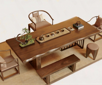 New Chinese Style Tea Tables And Chairs-ID:856411939