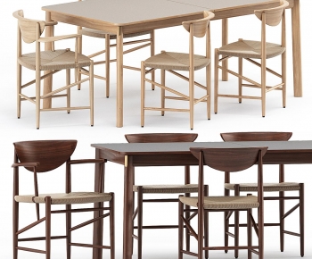 Wabi-sabi Style Dining Table And Chairs-ID:692930255