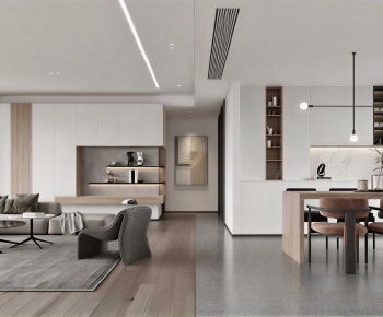 Modern A Living Room-ID:513232957