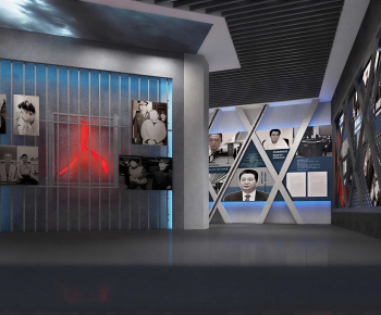 Modern Exhibition Hall-ID:848613025