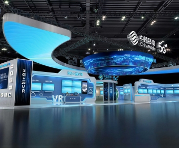 Modern Exhibition Hall-ID:499435904