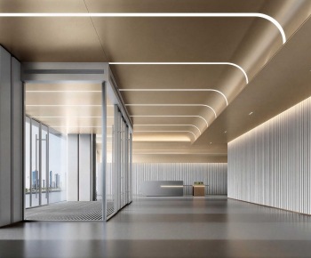 Modern Office Reception Desk-ID:996808059