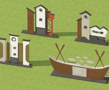 New Chinese Style Guide Board/bulletin Board-ID:290041921