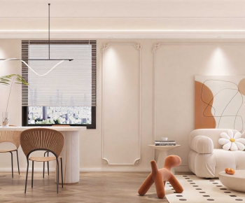 Modern A Living Room-ID:908781054