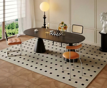 Modern Dining Table And Chairs-ID:448671108