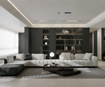 Modern A Living Room-ID:211196903
