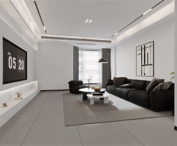 Modern A Living Room-ID:845168118