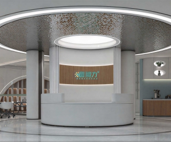 Modern Office Reception Desk-ID:964294917