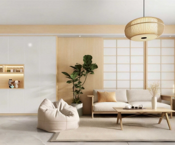 Japanese Style A Living Room-ID:380393985