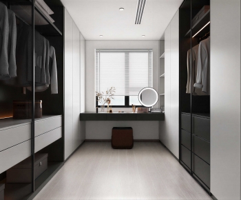 Modern Clothes Storage Area-ID:200860982