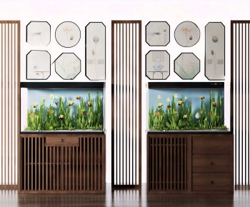 New Chinese Style Fish Tank-ID:943790914