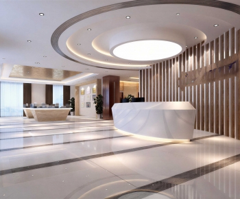 Modern Office Reception Desk-ID:298578026