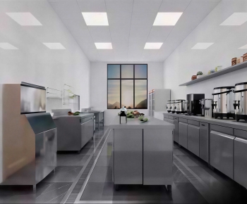 Modern Central Kitchen-ID:592736019