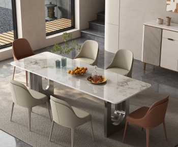 Modern Dining Table And Chairs-ID:880018951