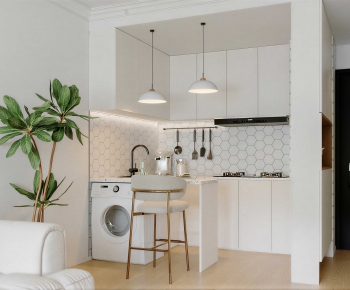 Modern Open Kitchen-ID:215612898