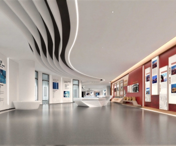 Modern Exhibition Hall-ID:439264065