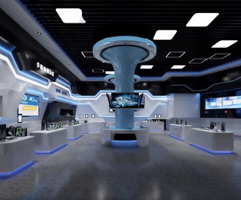 Modern Exhibition Hall-ID:304083114