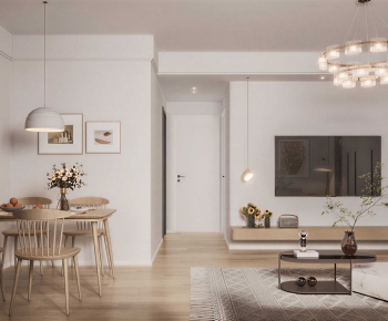 Nordic Style A Living Room-ID:840717086