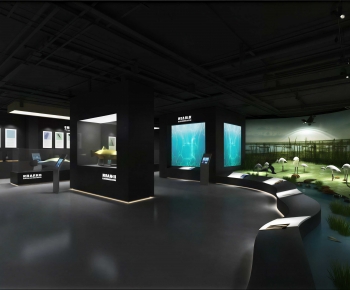 Modern Exhibition Hall-ID:530752904