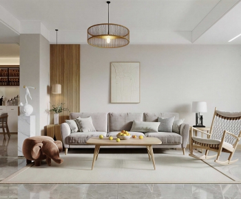 Modern A Living Room-ID:594532017