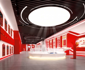 Modern Exhibition Hall-ID:497312073