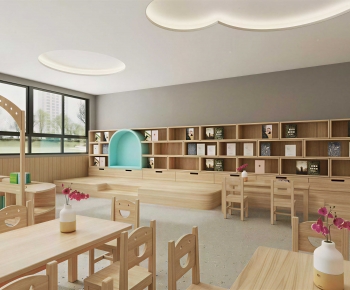 Modern Children's Reading Room-ID:883630998