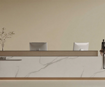 Modern Reception Desk-ID:133553986