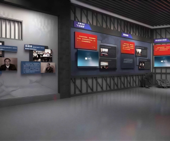 Modern Exhibition Hall-ID:449764971