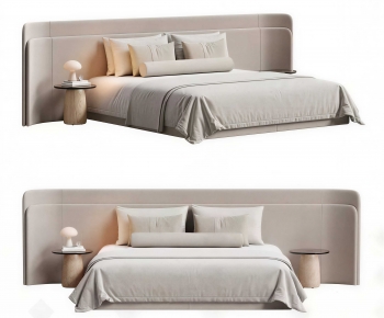 Modern Double Bed-ID:796915053