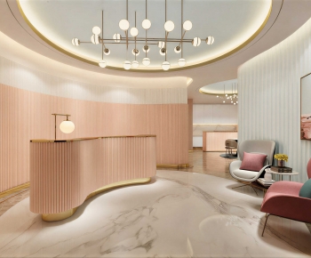 Modern Office Reception Desk-ID:178447019