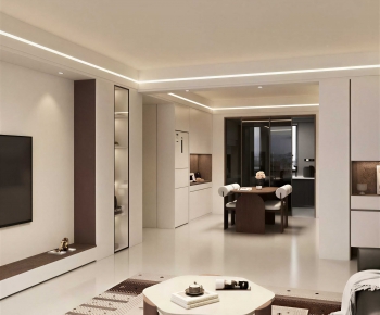 Modern A Living Room-ID:914402018